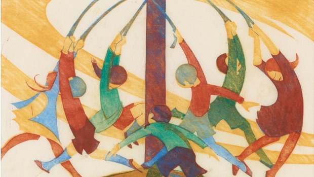 Ethel Spowers 'The Giant Stride' is expected to fetch between $20,000  and $30,000.