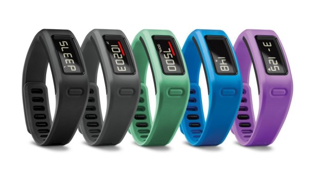 Garmin Vivofit fitness trackers come in a range of colours.