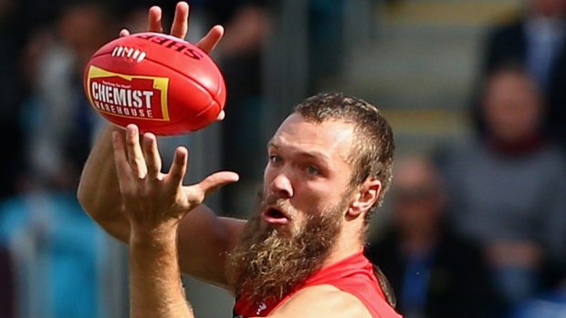 Looking for consistency: In-form Melbourne ruckman Max Gawn.