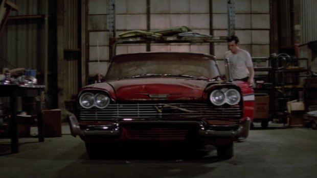 A still from the 1983 horror film Christine.