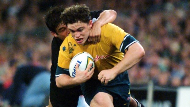Rod Kafer during his Wallabies career in 1999.