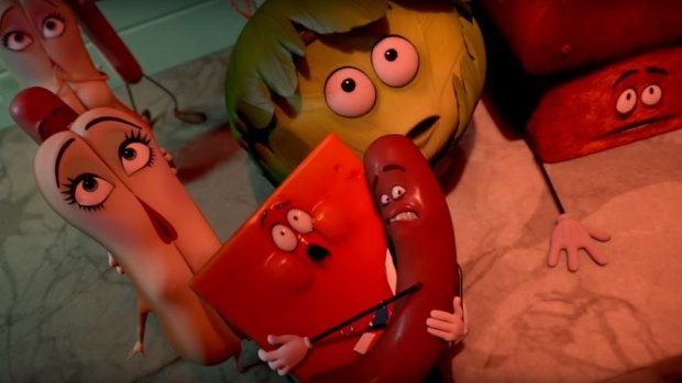 <i>Sausage Party</i> will be released in cinemas later this year and will carry an R-rating in the US.