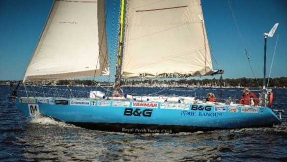 WA sailing icon Jon Sanders battling through with round-the-world voyage
