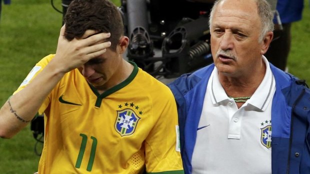 Brazil coach Luiz Felipe Scolari took responsibility for the defeat.