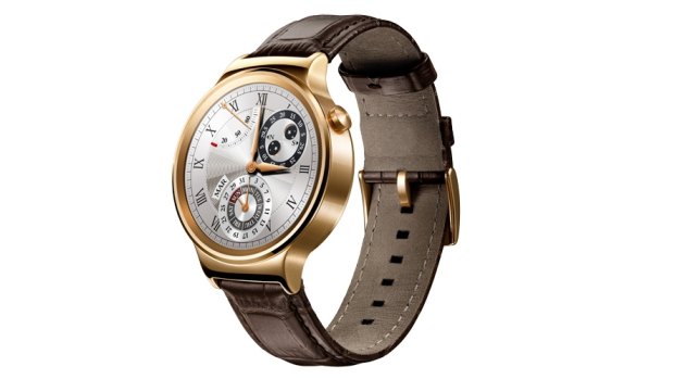 Huawei's smartwatch takes inspiration from the "golden age of watch design".
