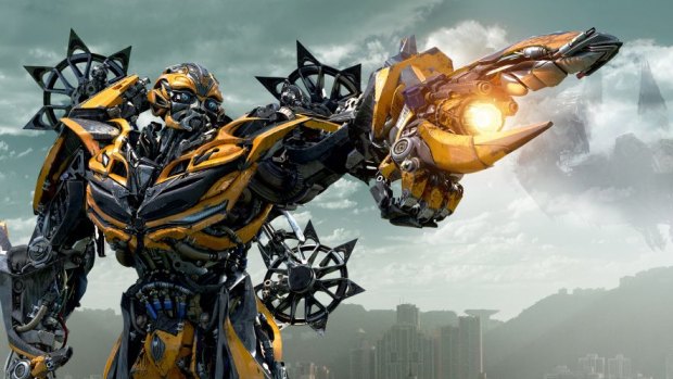 Blast resort: Bumblebee in <i>Transformers: Age of Extinction</i>.  