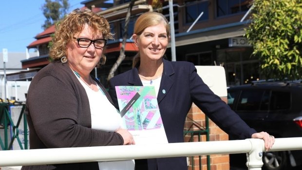 Micah Projects CEO Karyn Walsh (left) and Community Solutions CEO Rosanne Haggerty helped launch the Housing First Roadmap for Brisbane.