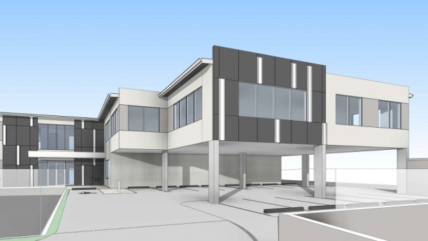 Designs for the APVMA's new building at 91 Beardy Street and 102 Taylor Street, Armidale.