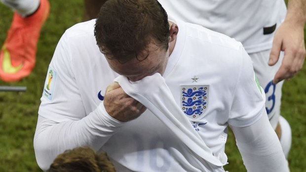 Rooney struggled in England's defeat to Italy.