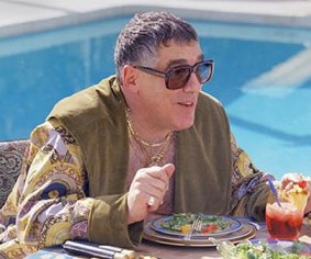 Ocean's 13 character Reuben Tishkoff had a major heart attack caused by acute stress.