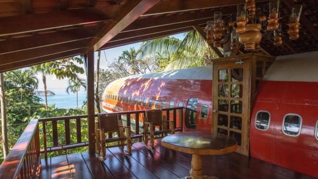 The 727 Fuselage Home at Hotel Costa Verde, Costa Rica.