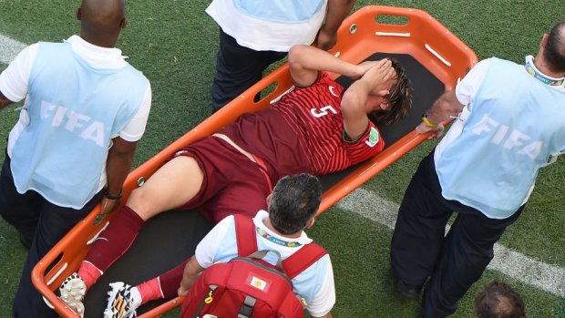 Ruled out: Portugal's defender Fabio Coentrao.