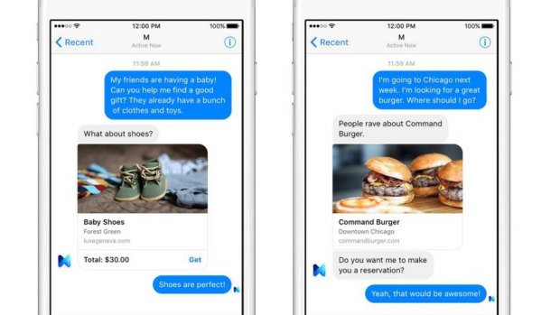 Facebook’s "M" digital assistant service will live inside Facebook Messenger, which is used by more than 700 million people.