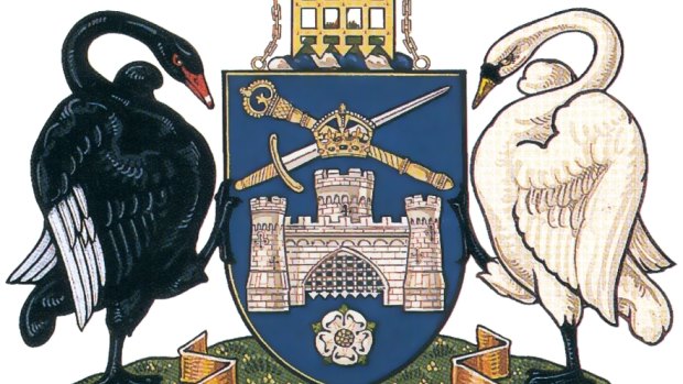 Canberra's coat of arms.