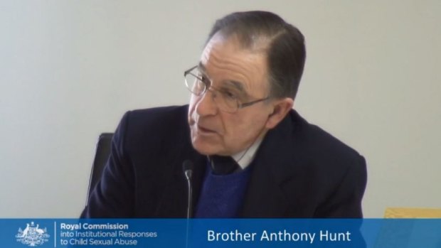 Marist Brother Anthony Hunt at the Royal Commission into Institutional Responses to Child Sexual Abuse.