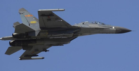 China's J-11 Shenyang fighter.