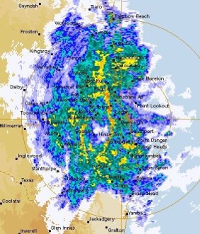 The Bureau of Meteorology has reported dangerous thunderstorms near the Brisbane CBD and northern suburbs.