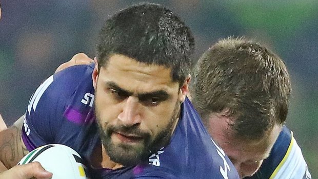 Looking forward: Storm prop Jesse Bromwich hasn't thought too much about his last trip to Canberra with the Kiwis.