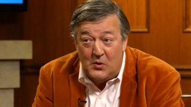 Stephen Fry has caused a social media furore after he said in a US interview that victims of rape should "grow up" and not feel sorry for themselves. 