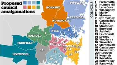 Sydney Council Areas Map Council Amalgamations: North Sydney Seeks Legal Advice As The Endgame  Approaches