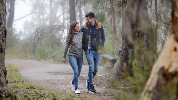 Bachelor Sam visiting Lana in her New South Wales hometown.