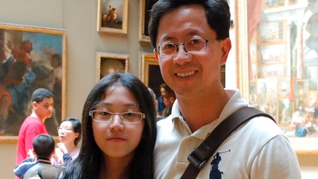 Matthew Ng and his daughter Isabella.