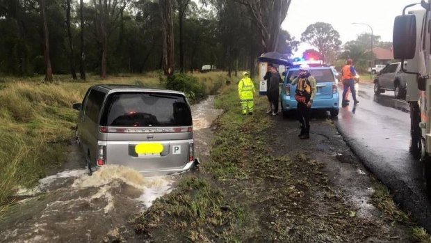 Photos show the impact of wild storms on the NSW South Coast on Sunday.