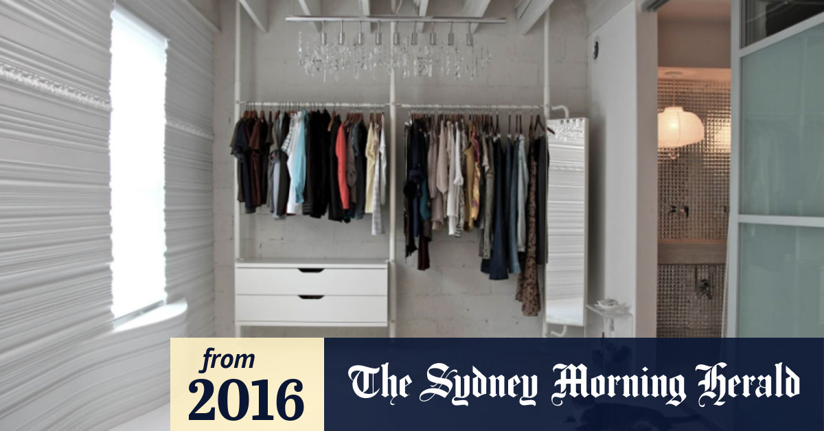Walk in Wardrobe/Dressing Room Sydney . Glass shelves for hand bag display  - Contemporary - Closet - Sydney - by Clever Closet Company