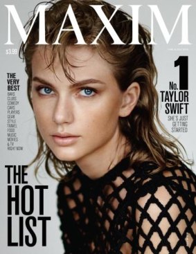 Taylor Swift features on the cover of Maxim's June-July issue.