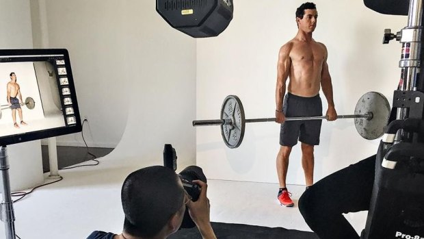 Cover model: Rory McIlroy poses for his Men's Health shoot.