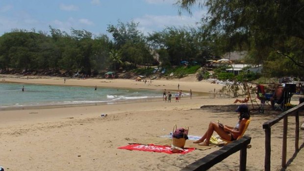 Tofo Beach in Mozambique.