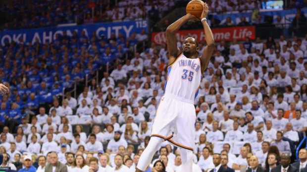 Fvourite adopted son of Oklahoma City: Thunder forward Kevin Durant has great expectations placed on his shoulders in the playoffs.
