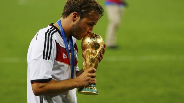Mario Goetze: ended a tough 12 months with a World Cup winners medal.