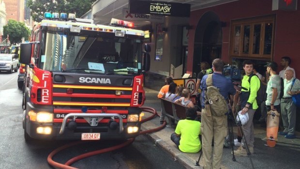 Embassy Hotel, located on Edward Street, was evacuated on Friday afternoon.