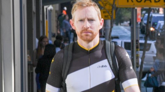 Ben Conan, who continues to ride to work in the city, but who has stopped riding around Manly because of blitzes and fines on cyclists.