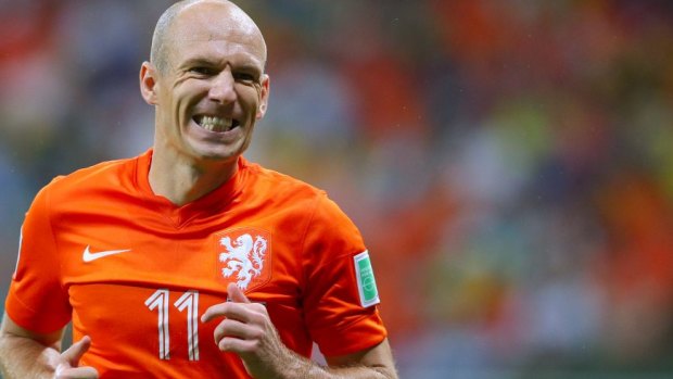 World Cup star: Arjen Robben.