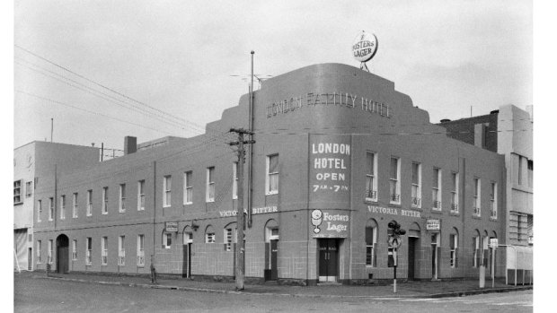 The London Family Hotel in 1967.