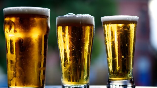 Hard to swallow: A glass of beer costs twice as much in Sydney as it does in London.