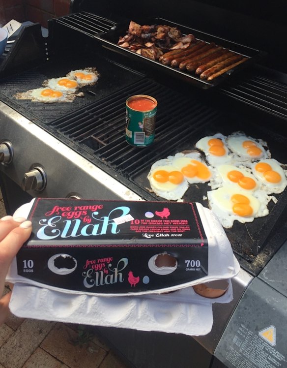 Ms Anderson said a round of applause broke out after the last double yolker was cracked.