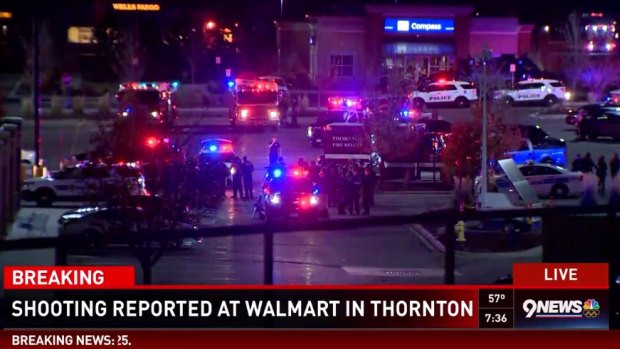 A shooting was reported at a Walmart in Thornton, Colorado.