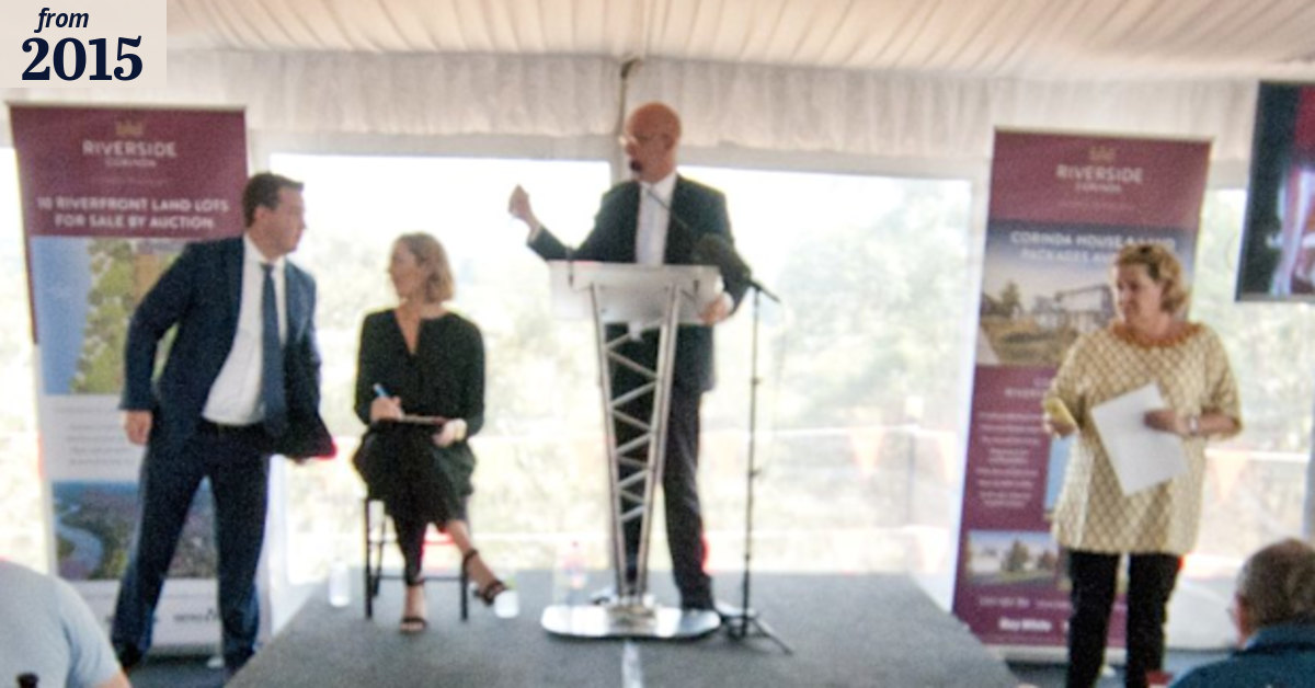 Riverside Corinda nets David Devine $8.35 million at auction