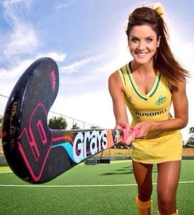 In play: Hockeyroo Anna Flanagan has been told by the AOC she is eligible for Olympic selection despite her drink-driving conviction.