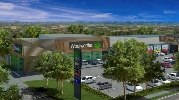 The new Woolworths at the Glenrose Village shopping centre.