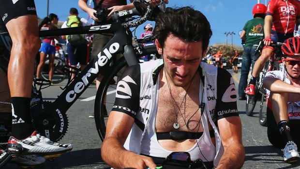 Canberra cyclist Nathan Haas won a stage at the Vuelta a Burgos in Spain.