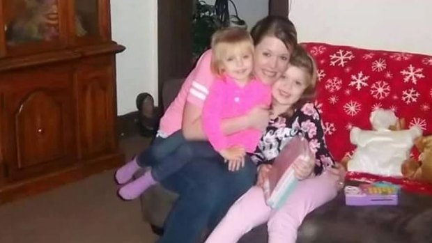 Tiffany Sayre and her two children (Sayre family)