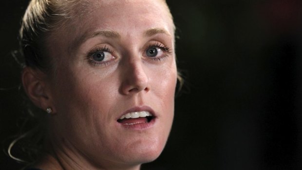 Down on speed: Sally Pearson is not at her best.