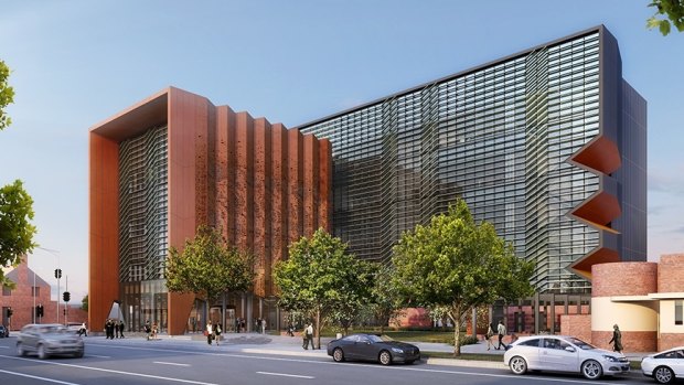 Shepparton's new court building is designed to minimise stress and intimidation, in part via transparent building materials.