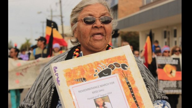 Ms Dhu's family took to the streets earlier this year to campaign for changes in light of her death