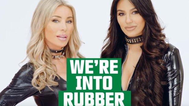 Ultra Tune's 'We're into rubber' ads attracted hundreds of complaints.