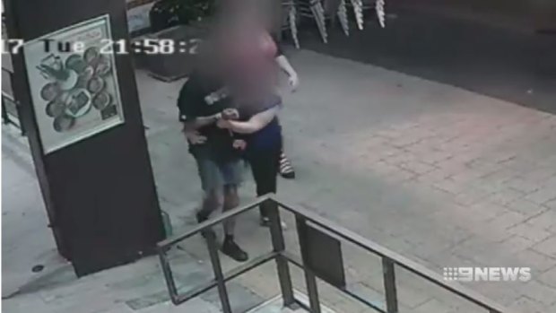 Leita's attacker was captured on CCTV leaving the restaurant.